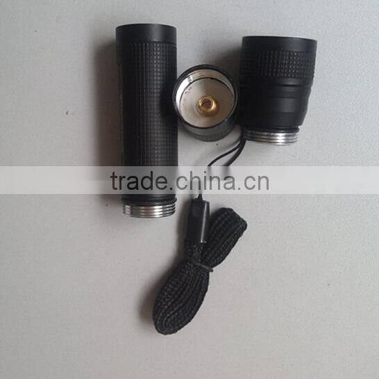 mini aluminum q3 element 3 watt led flashlight