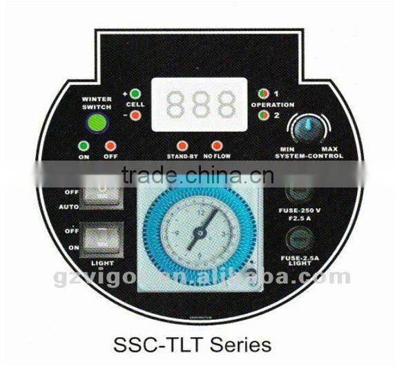 Swimming pool water disinfected salt chlorinator