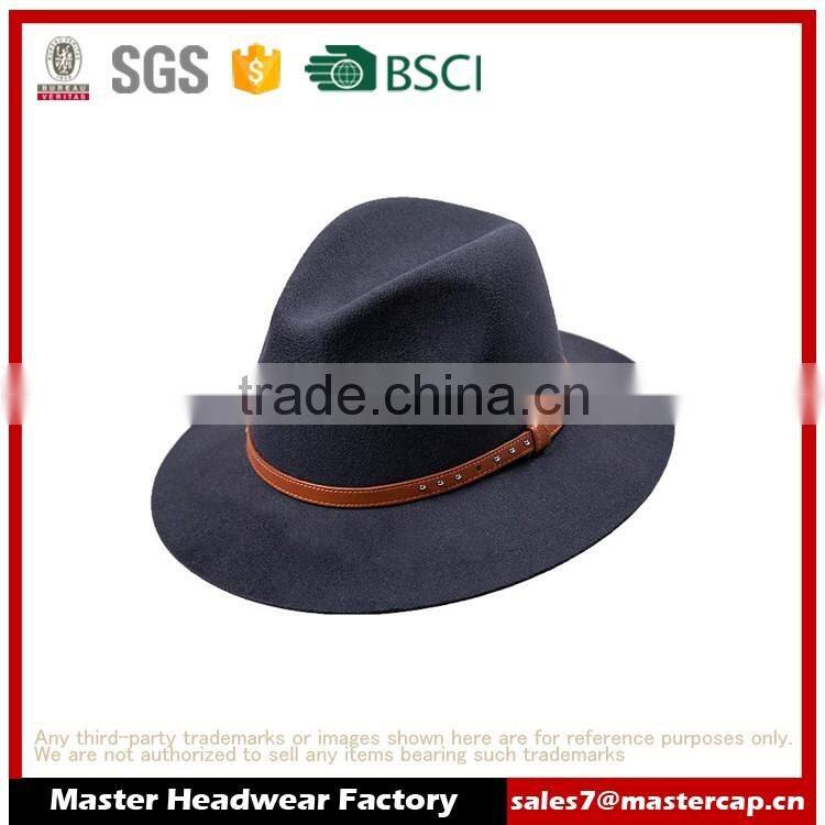 100% Polyester Women Fedora Hats