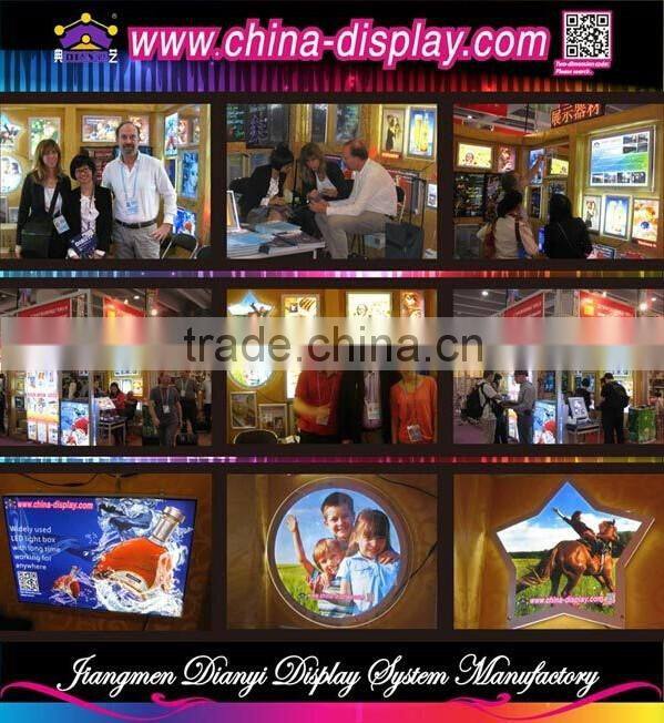 Advertising light up sign board super slim light box led backlit illuminated picture frame