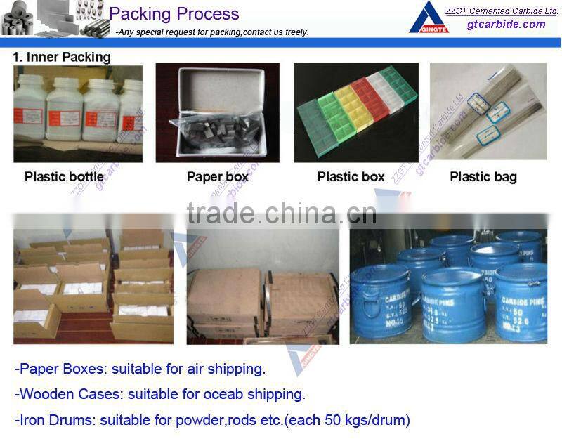 YG8 Tungsten Carbide Strips and Bars Supplier with various size options