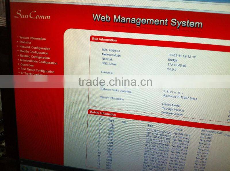 SunComm SC-0895iG Quad band GoIP GSM Gateway with 4 ports