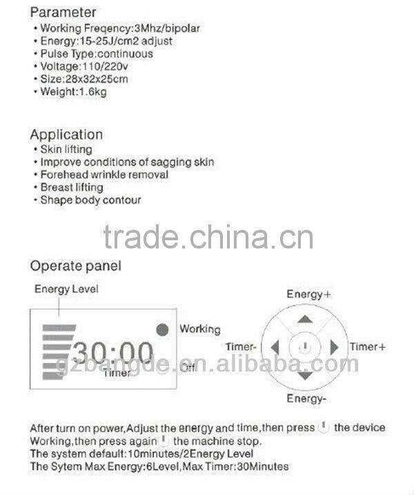 2013 Latest rf Skincare Machine for Beauty Machine BD-SP001