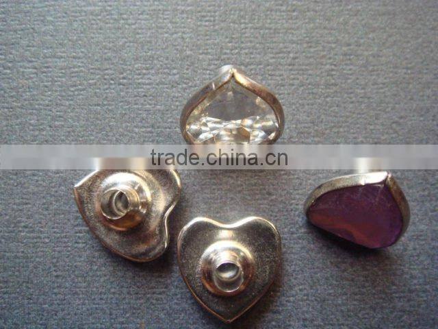 China factory lead free metal stone bag rivet