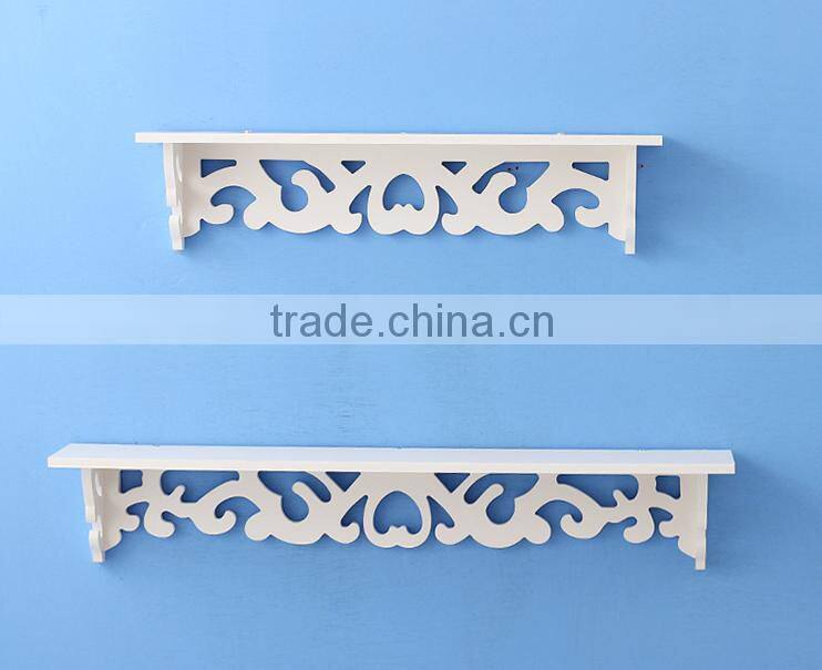 High Quality Home Furniture Cheap Plastic Carved Display Rack Wall Corner Interlock Shelf