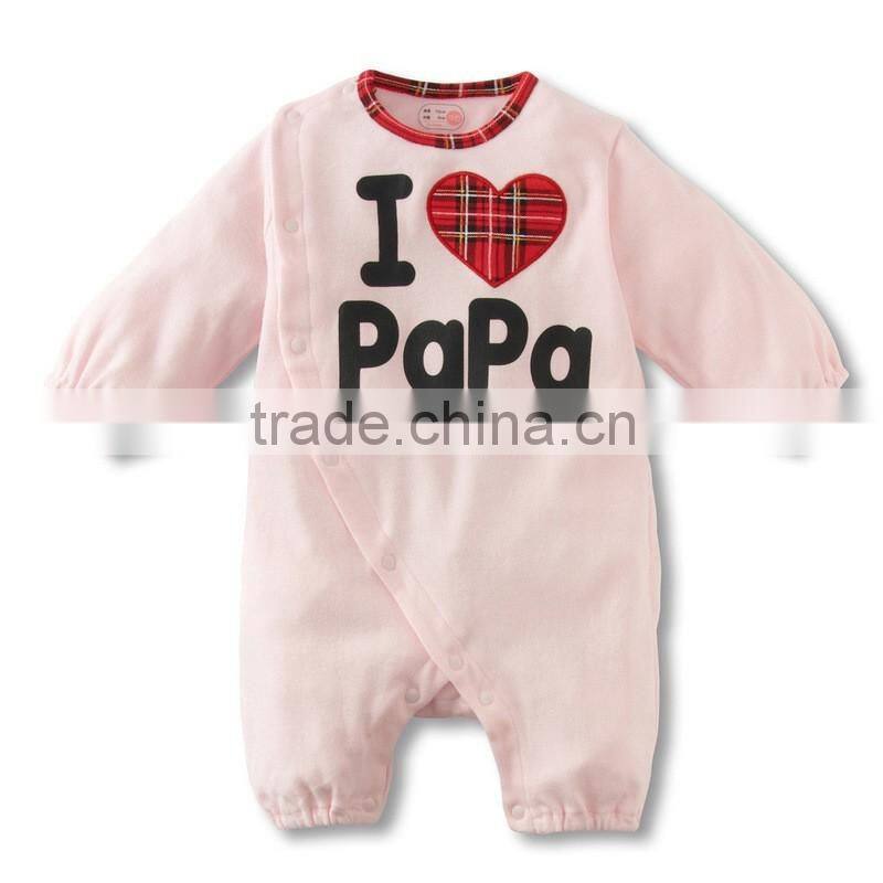 Love PaPa MaMa Baby Clothes High Quality Warm Baby Romper New Design Baby Jumpsuit Unisex Newborn Baby Clothes