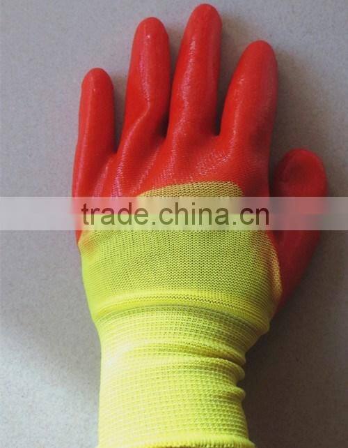 BSSAFETY Anti cut pvc coated safety gloves, waterproof work gloves