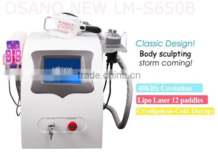 LM-S650B Hottest lipo cavitation cool tech fat freezing machine / cool tech fat freezing machine CE