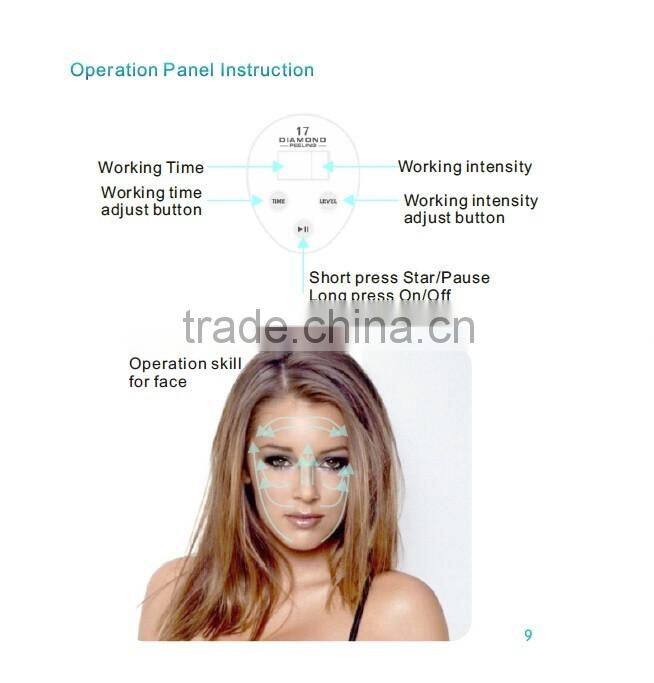 Mini Handheld Diamond Microdermabrasion Dermabrasion Vacuum Skin Peeling