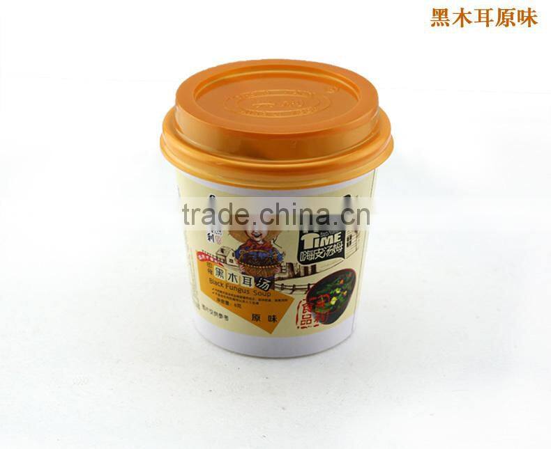 Black fungus instant soup dried