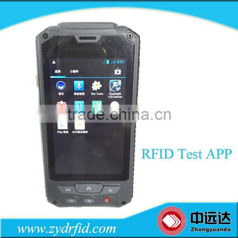 UHF handheld RFID reader Android 4.0 WIFI GPRS Bluetooth for inventory tracking