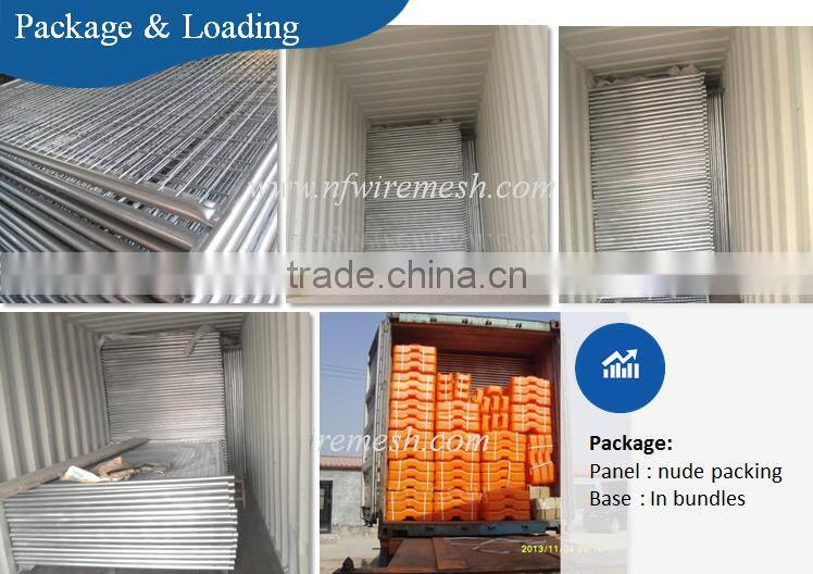 Construction Site Standard hot dipped galvanized welded panel removable temporary fence(Guangzhou Factory)