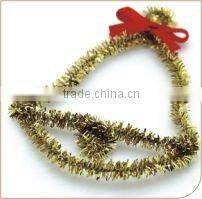 metallic tinsel ornaments Christmas tree decoration
