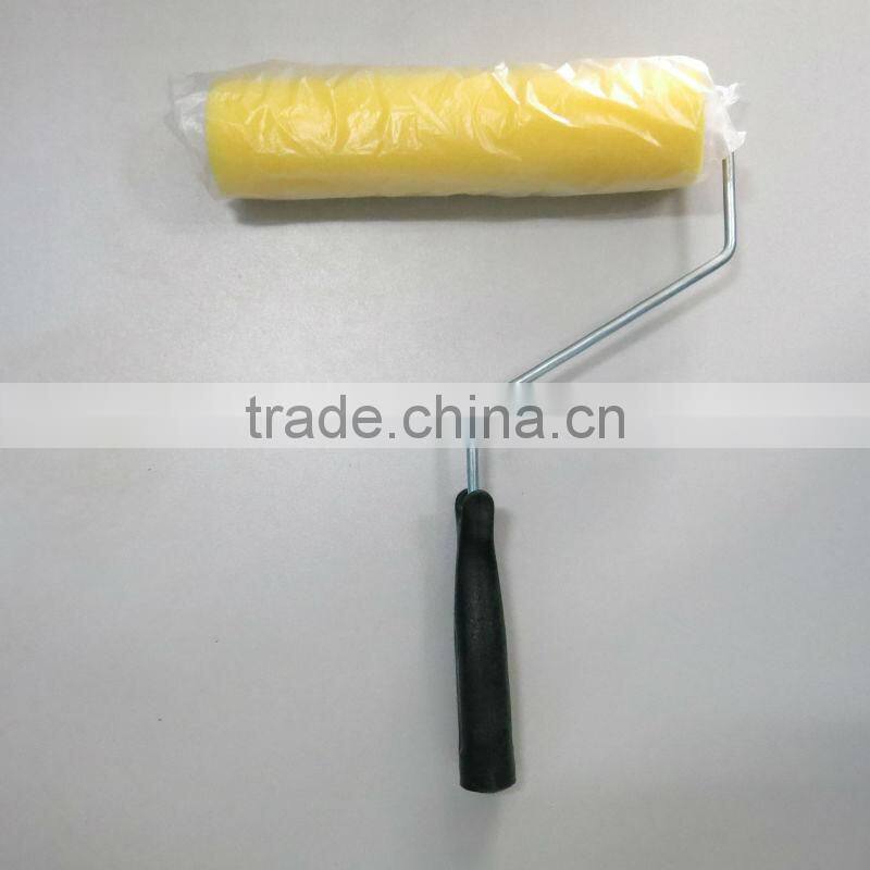 Yellow Sponge Paint roller Brush