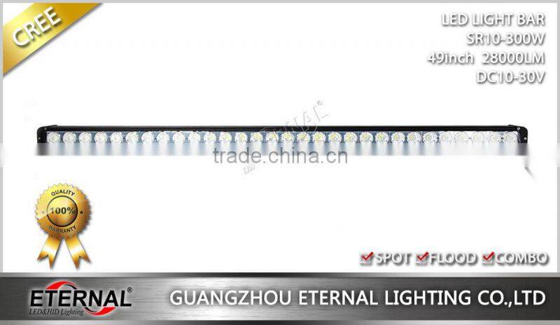 300W 49" UTV ATV off road wrangler rubicon 4WD truck trailer vehicles led light bar high brightness driving lamp