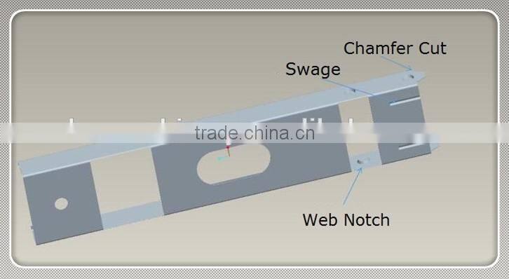 Full automatic light gauge steel frame system cold forming machine