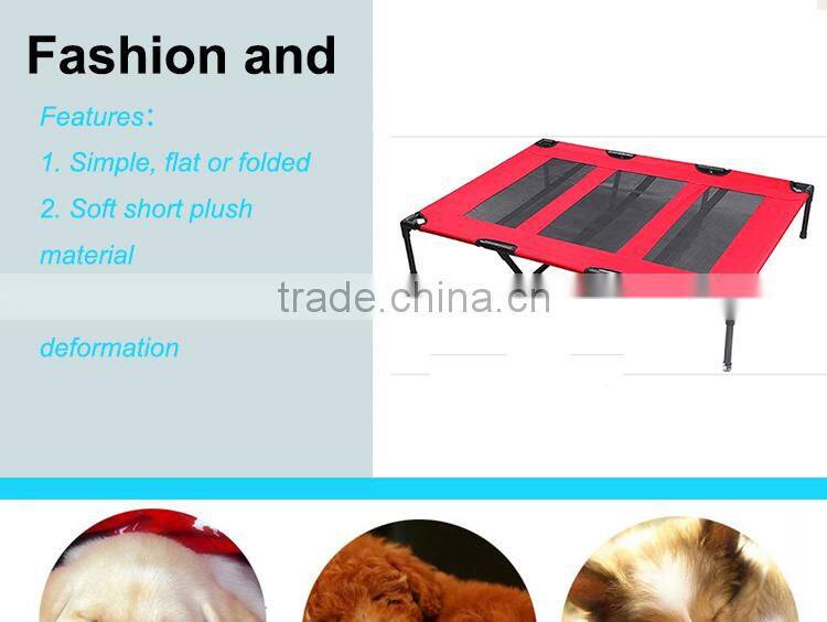 Outdoor durable metal frame elevated dog bed/orthopedic dog bed/raised dog bed pet