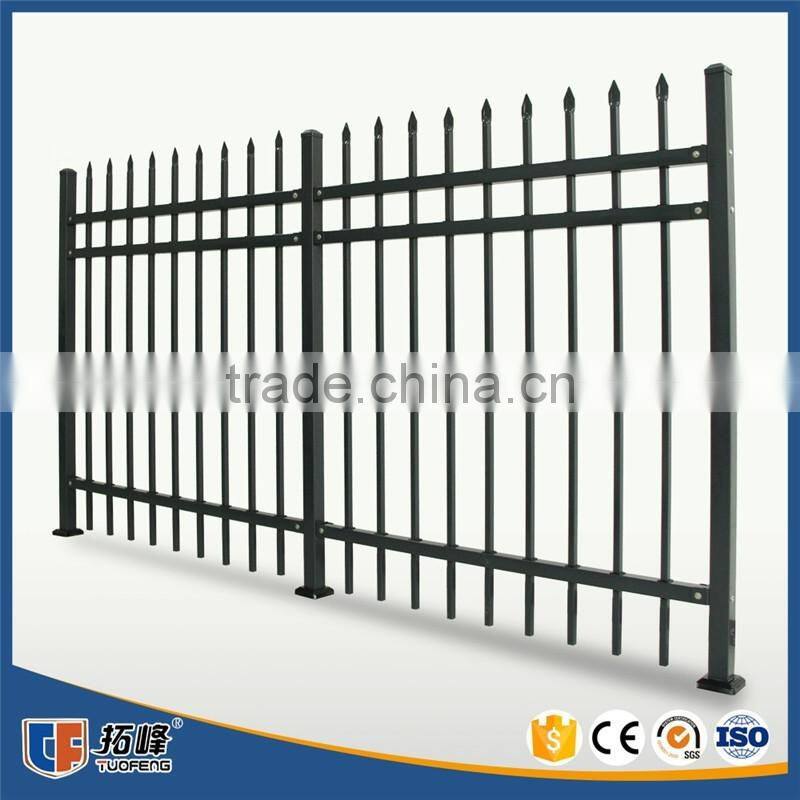 Flexible Design galvanized steel modernized lawn fence