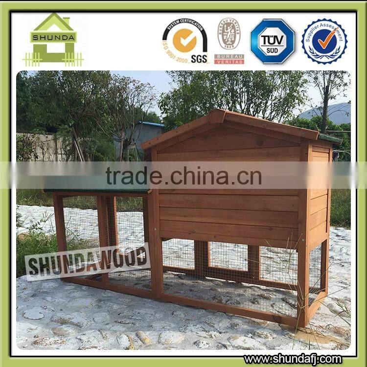 SDR03 Non-toxic eco-friendly Paint Metal tray Wood design Wholesale Cheap Rabbit House