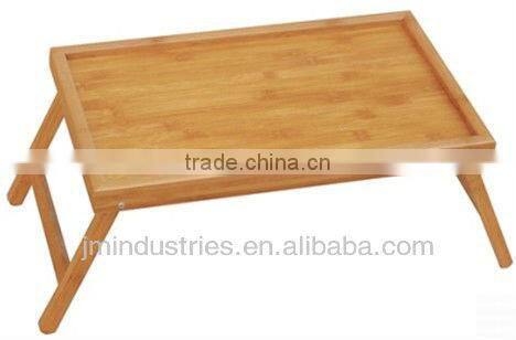 Foldable Pine Wood Breakfast Tray