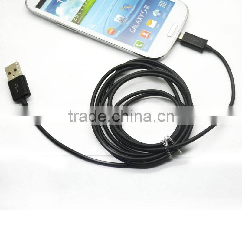 6.6FT/2M black Micro USB Data Sync Cable Charging Cord for Samsung i9300 Galaxy S4 S3 SIII Xperia S HTC One X Blackberry Stock 2