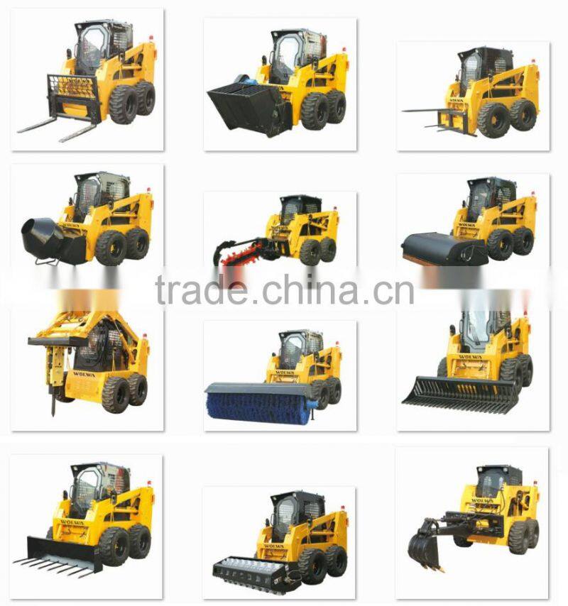 Wolwa Track and Wheel Skid Steer Loaders and Skid Steer Loader Attachments