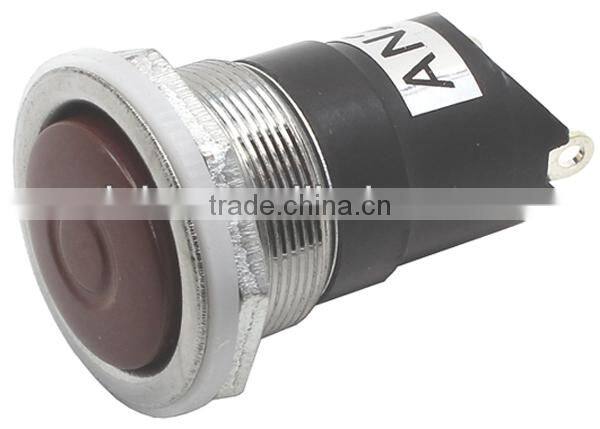 AN24-H OFF-(ON) SPST 2 PIN 20MM push button switch