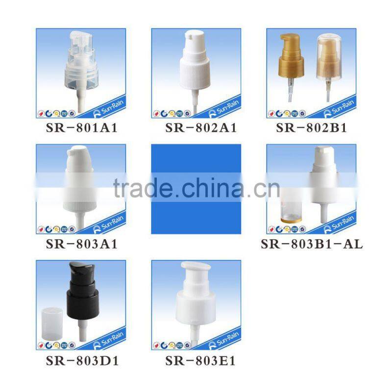 18/410 20/410 24/410 lotion pump black plastic treatment pump