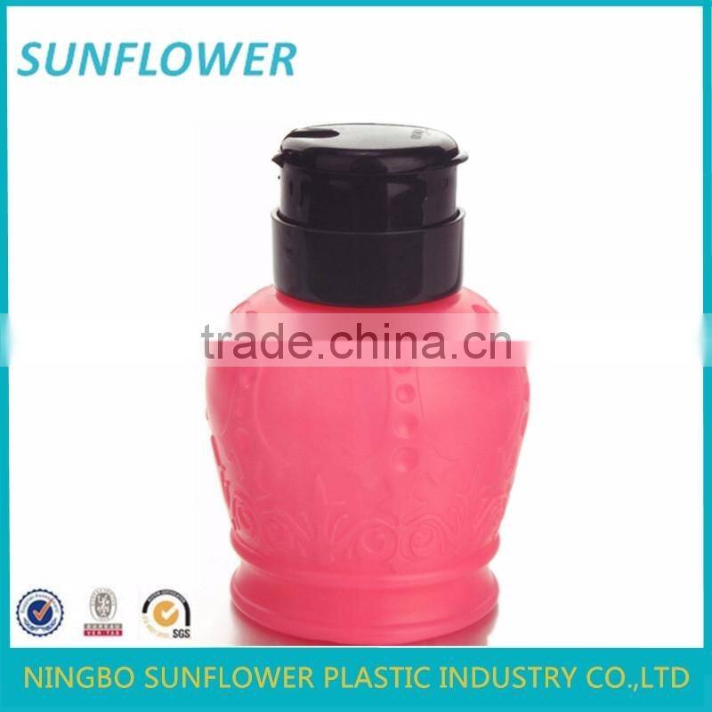 Empty Nail Oil Polish Remover Pump Dispenser 250ML Bottle 24/410