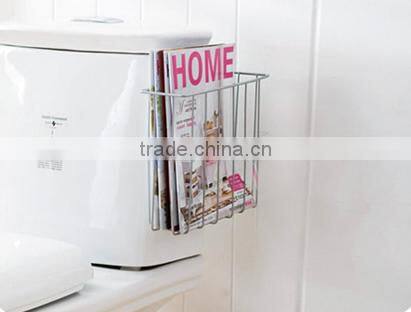 restroom bathroom magazine storage box case with color box packing
