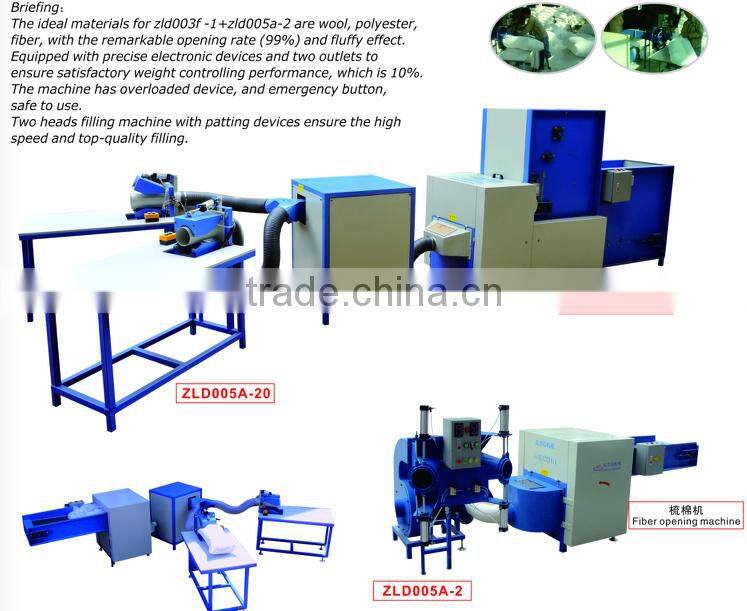 Wool carding filling machine high production sales