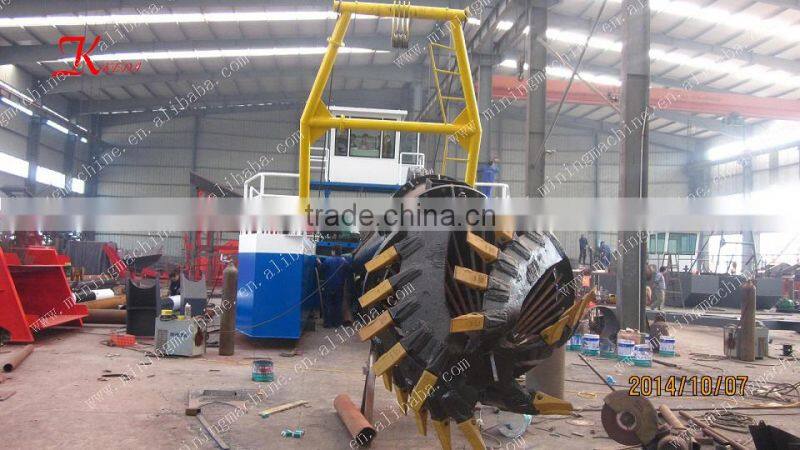 12-14 inch pump, water flow of 2500m3/h mining gold dredge for sale