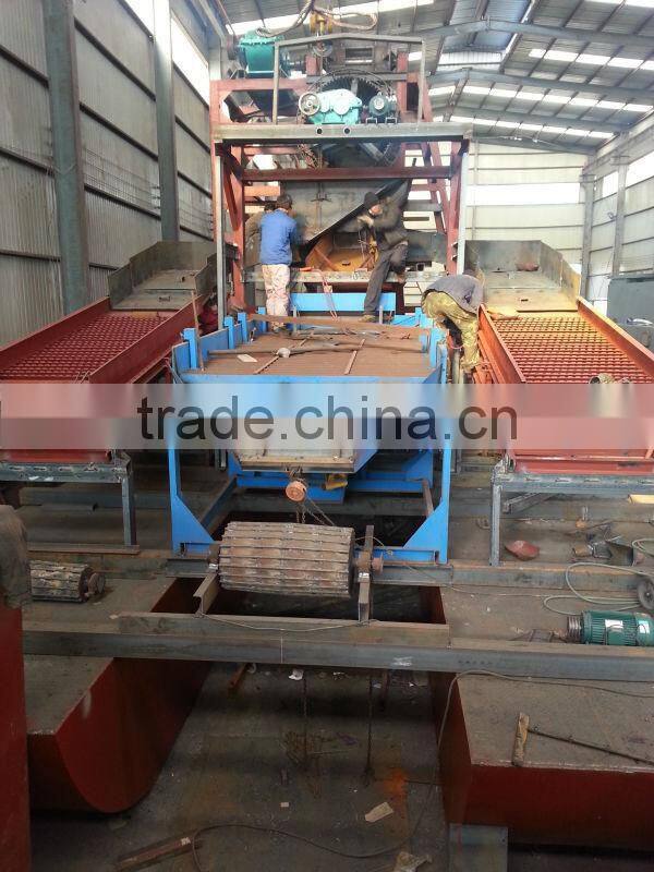 bucket type dig-discharge sand dredger