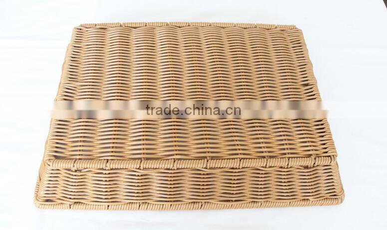 Supermarket Plastic Basket For Vegetable & Fruit Rack Storage Basket