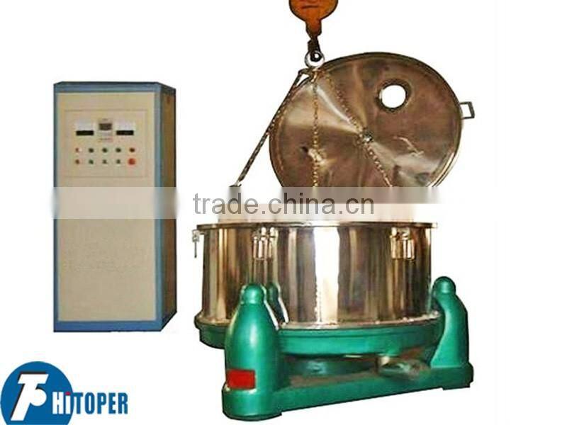 Perforated basket centrifuge dryer for metal castings parts