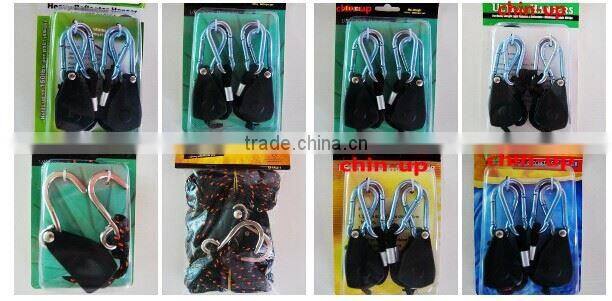 2016 greenhouse 1/8 and 1/4 lights hanger/garden rope ratchet/attractive design hydroponics equipment