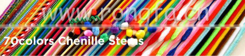 Metallic Chenille Stem Ornaments