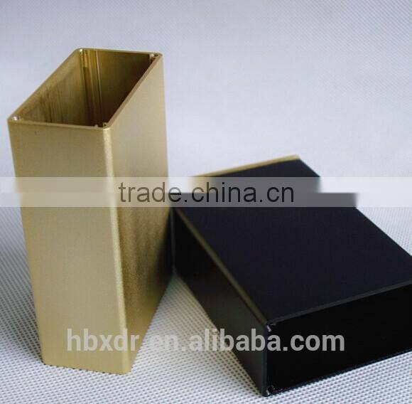 decorative black anodized top quality Aluminium waterproof case aluminum profile