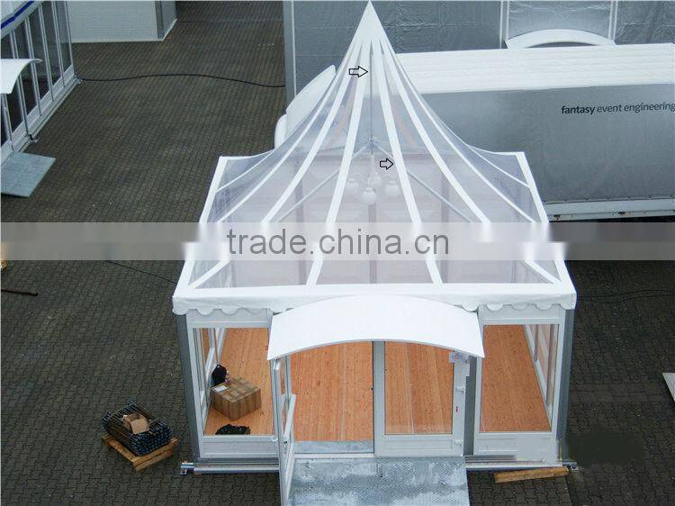 German aluminum party marquee wedding glass tents with glass side all