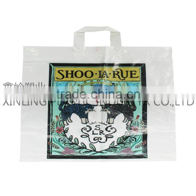 promotional logo printed packaging shopping bag