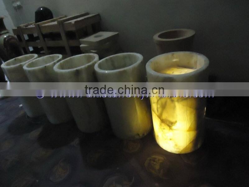 The Most Beatifull ACKLIT ONYX PEDESTALS SINKS