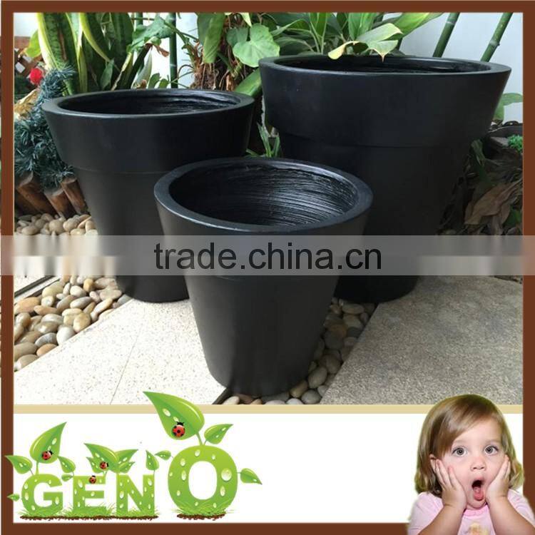 Cheap Rustic fiberglass flower pot/Imitation grantie pot wholesale