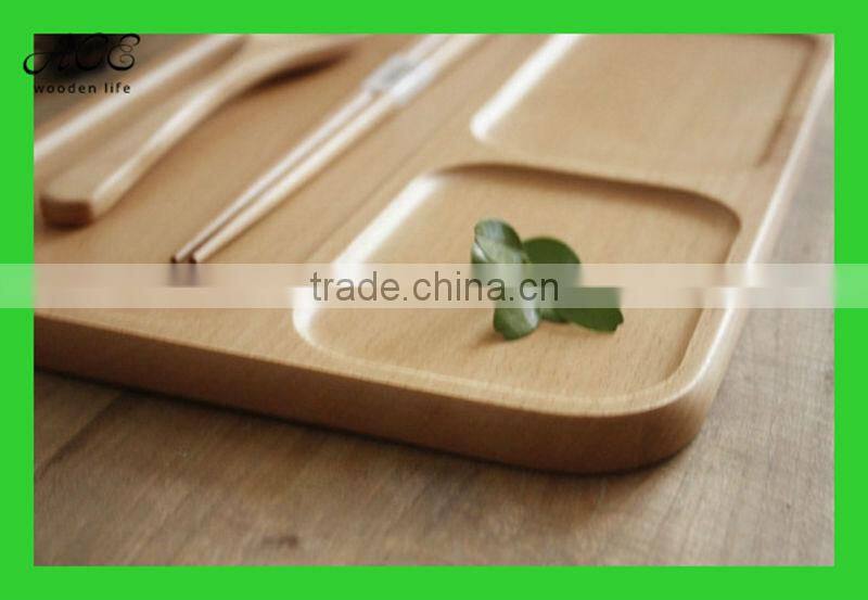 Custom rectangle wood plate