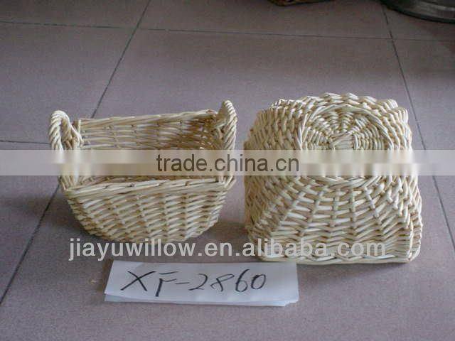 Wicker baskets clothing Storage basket