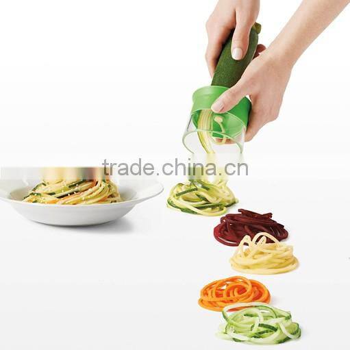 Food Grade Staniless Steel Fruit Vegetable Magic Handheld Spiralizer