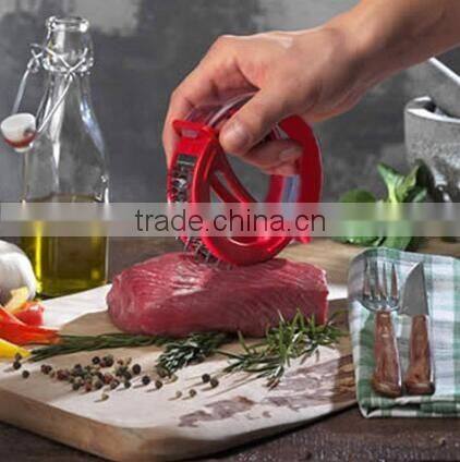 CY123 PRO Rolling Meat Beef Tender Easy Handle Tenderizer Needle Kitchen Tool
