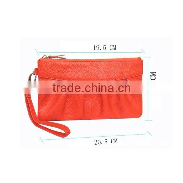 PU portable zipper makeup bag