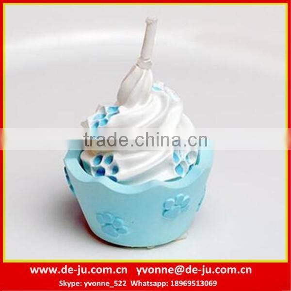 Wedding Door Gift Small Cream Cake Shaped Fake Candles