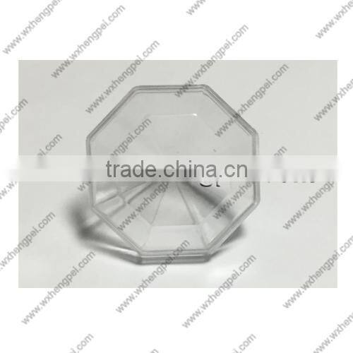 Cleverish portable cute transparent diamond plastic storage jewelry wedding box kit