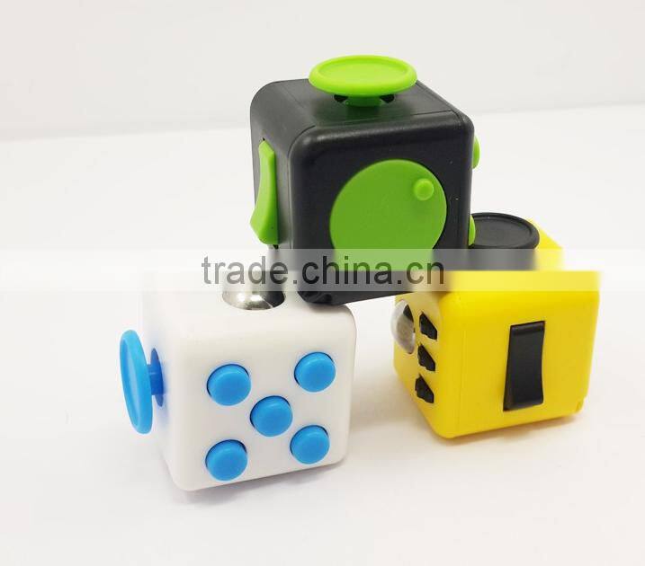 New Arrival Colorful Multi-functional Fidget Cube, Funny Desk Pressure Release Magic Cube, Anti-stress Toys For Wholesale